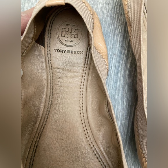 Tory Burch Ballet Flats Gold Tone Hardware Size 6.5 - Picture 7 of 10